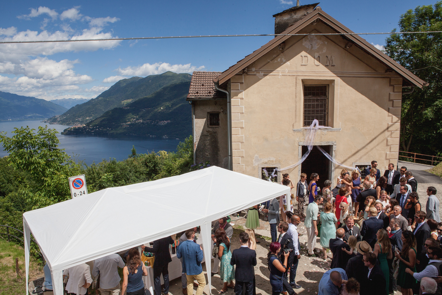 a destination wedding on Lake Maggiore