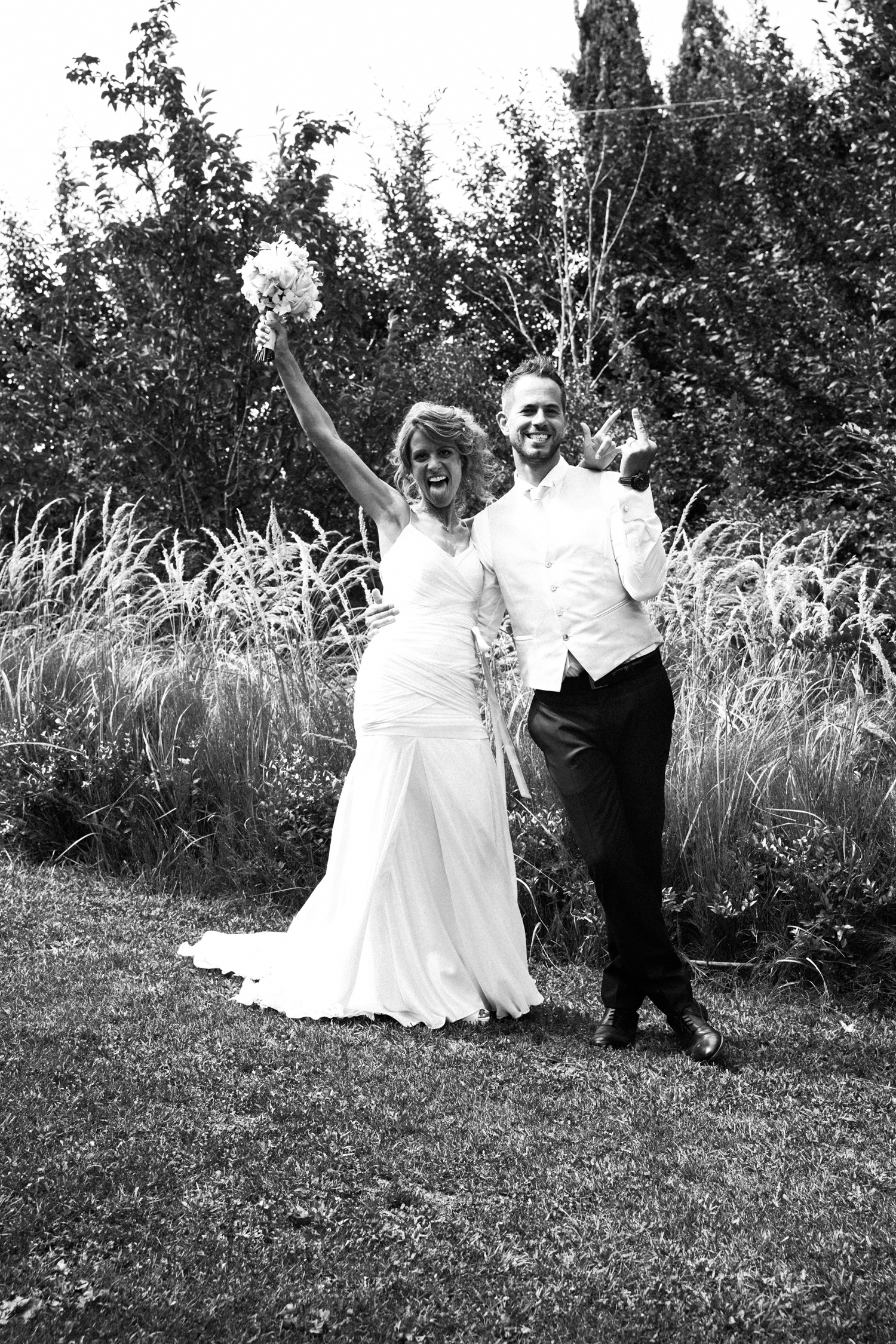 a wonderful rock'n'roll wedding full of love and lust for life