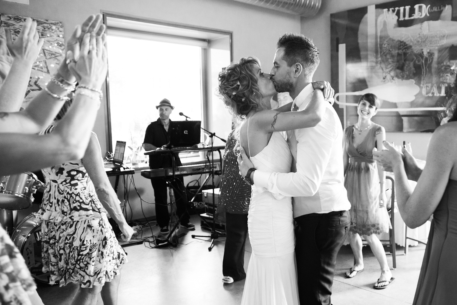 a wonderful rock'n'roll wedding full of love and lust for life
