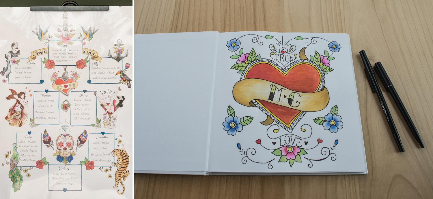 a wonderful rock'n'roll wedding full of love and lust for life